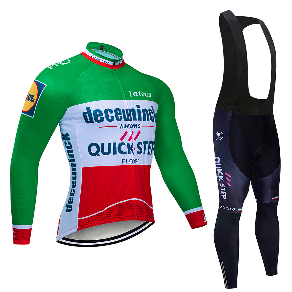 Cycling Gear Jersey - Setelan Jersey bersepeda lengan panjang, pakaian