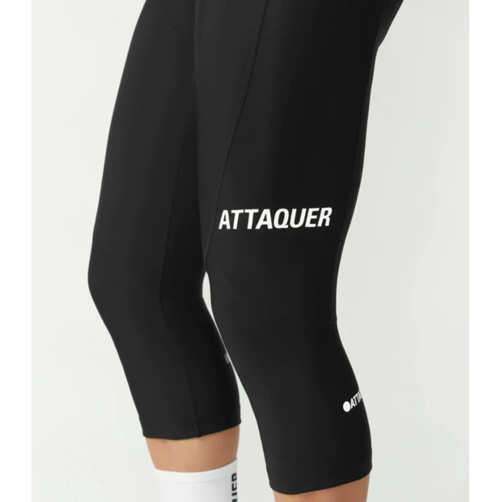 Cycling Gear Brands - Celana Bib Sepeda Pria Logo Hitam/Putih