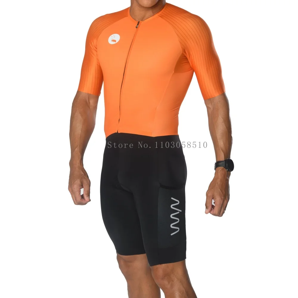 Cycling Gear Jersey - Wyn Republic Setelan Triathlon Pria Bersepeda