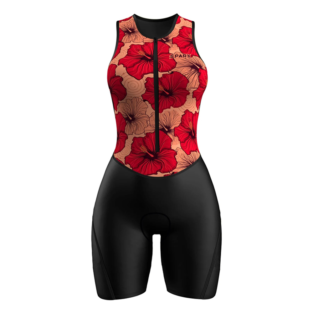 Cycling Gear Jersey - Sparx Sport Triathlon Race Suit Wanita