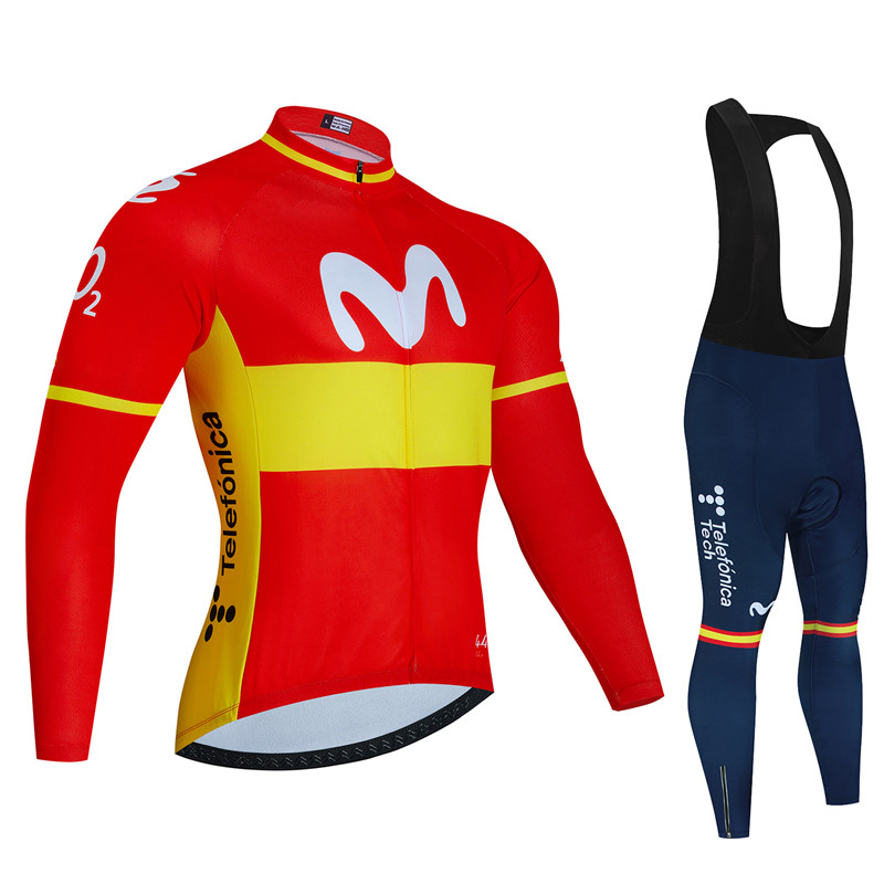 Spanyol Movistar Set Jersey be - Cycling Gear Brands ulasan dan harga